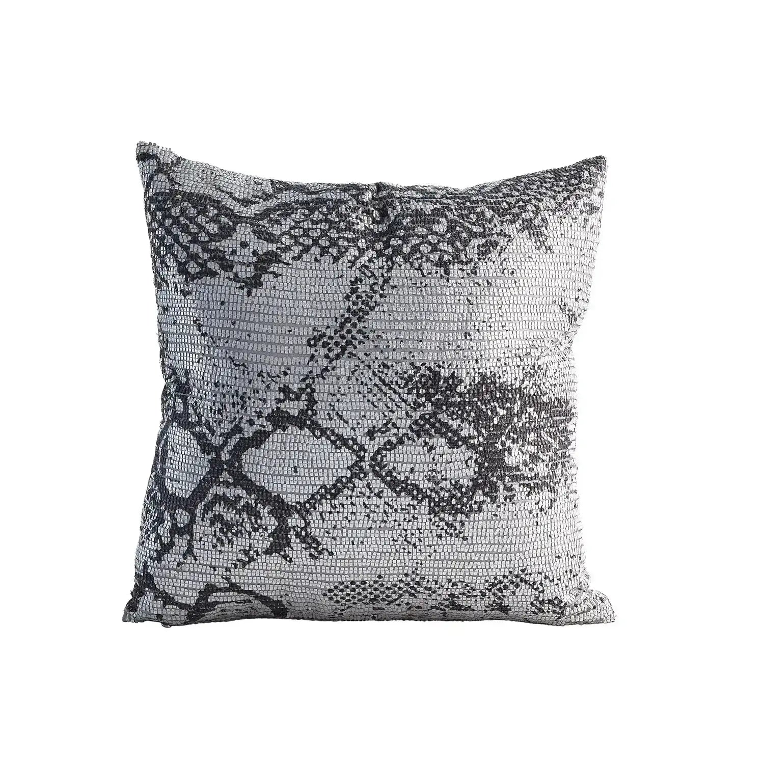 GLOBAL VIEWS SHIMMER SNAKE SKIN PILLOW - Decorative Accents