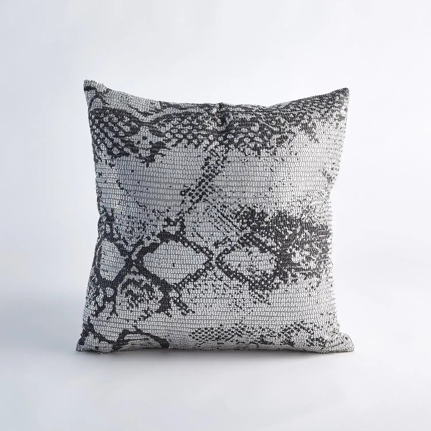 GLOBAL VIEWS SHIMMER SNAKE SKIN PILLOW - Decorative Accents