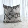 GLOBAL VIEWS SHIMMER SNAKE SKIN PILLOW - Decorative Accents