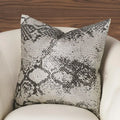 GLOBAL VIEWS SHIMMER SNAKE SKIN PILLOW - Decorative Accents