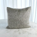 GLOBAL VIEWS SHIMMY FRINGE PILLOW - Decorative Accents