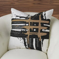 GLOBAL VIEWS GOLDEN TRIPLE CROSSHATCH PILLOW - Decorative Accents