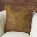 GLOBAL VIEWS GOLDEN BEADED SHAG PILLOW - Decorative Accents