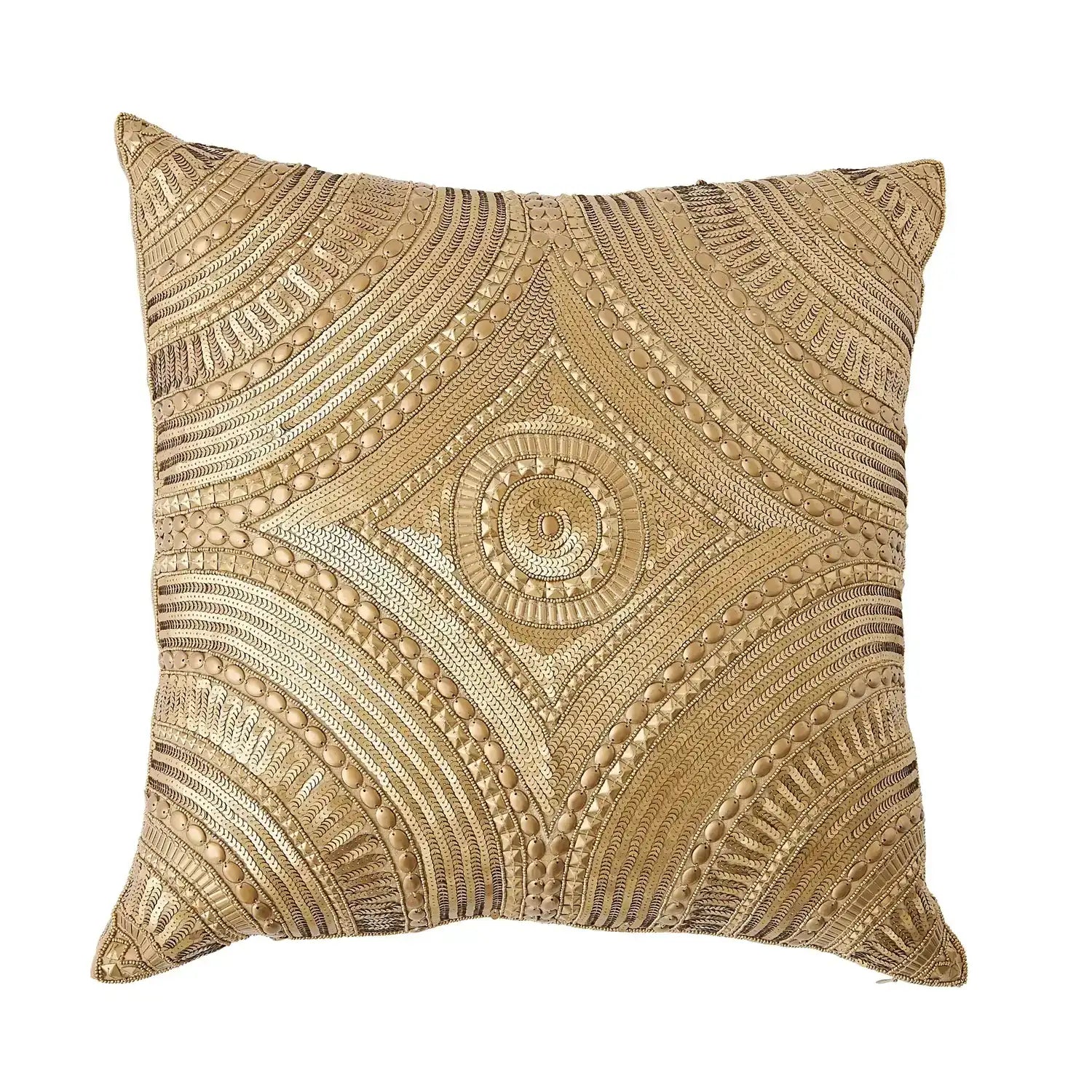 GLOBAL VIEWS ROMAN BEADED PILLOW - Decorative Accents