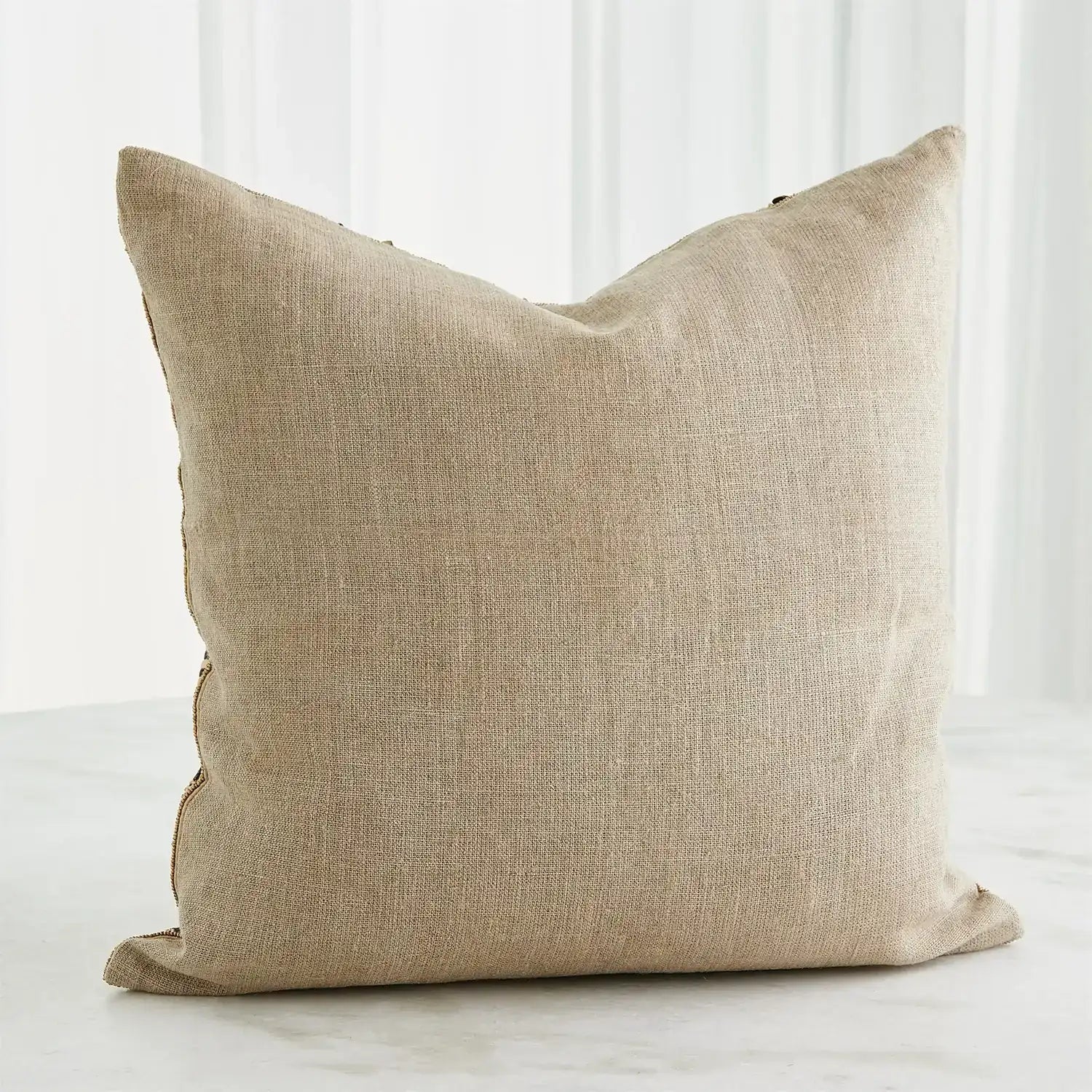 GLOBAL VIEWS ROMAN BEADED PILLOW - Decorative Accents