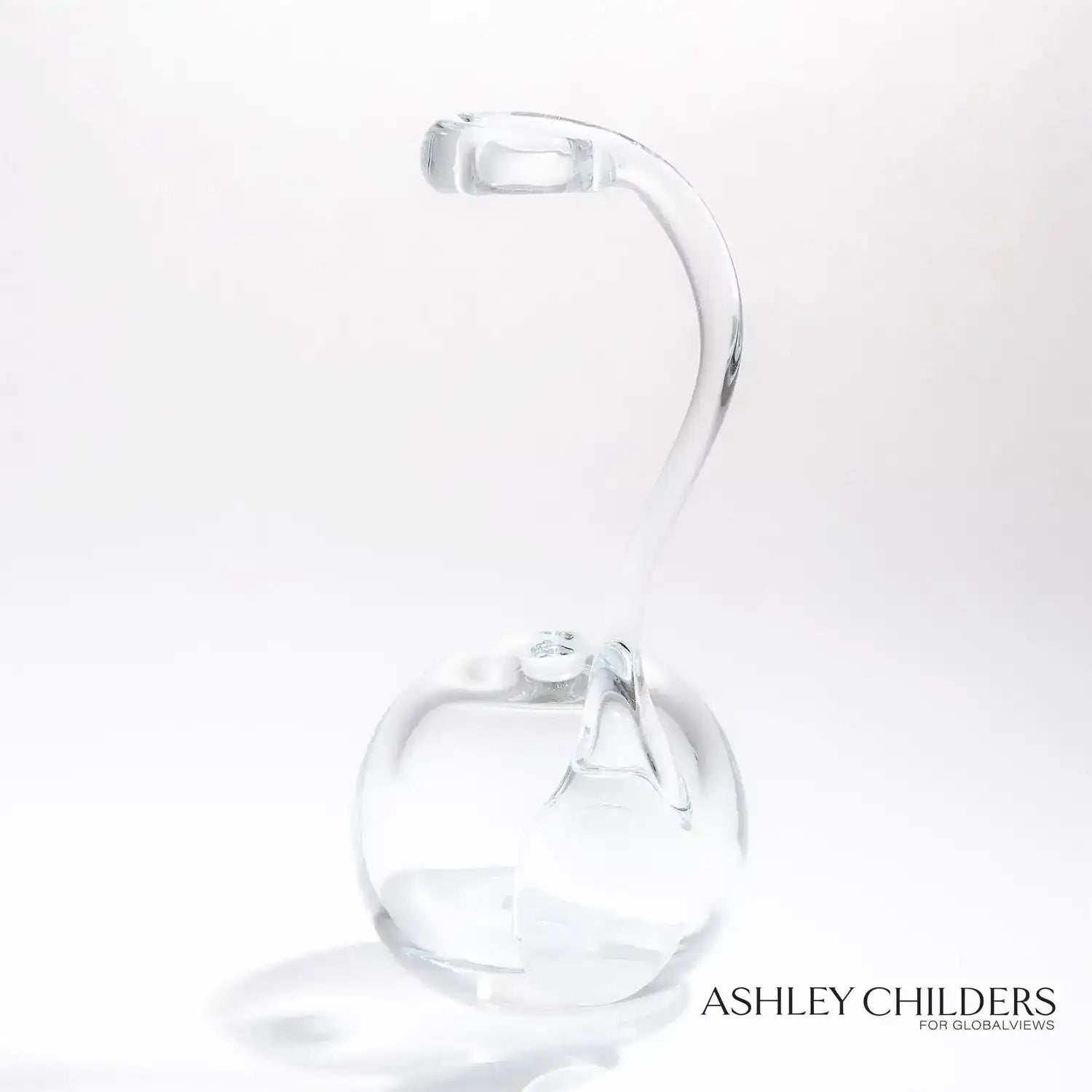 GLOBAL VIEWS CLEAR RING FLOWER VASE - DO NOT SHOW ON WEBSITE