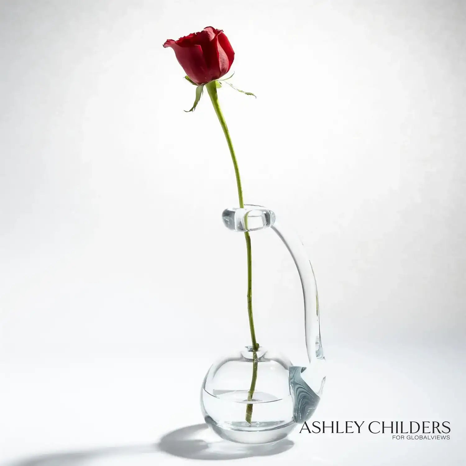 GLOBAL VIEWS CLEAR RING FLOWER VASE - DO NOT SHOW ON WEBSITE