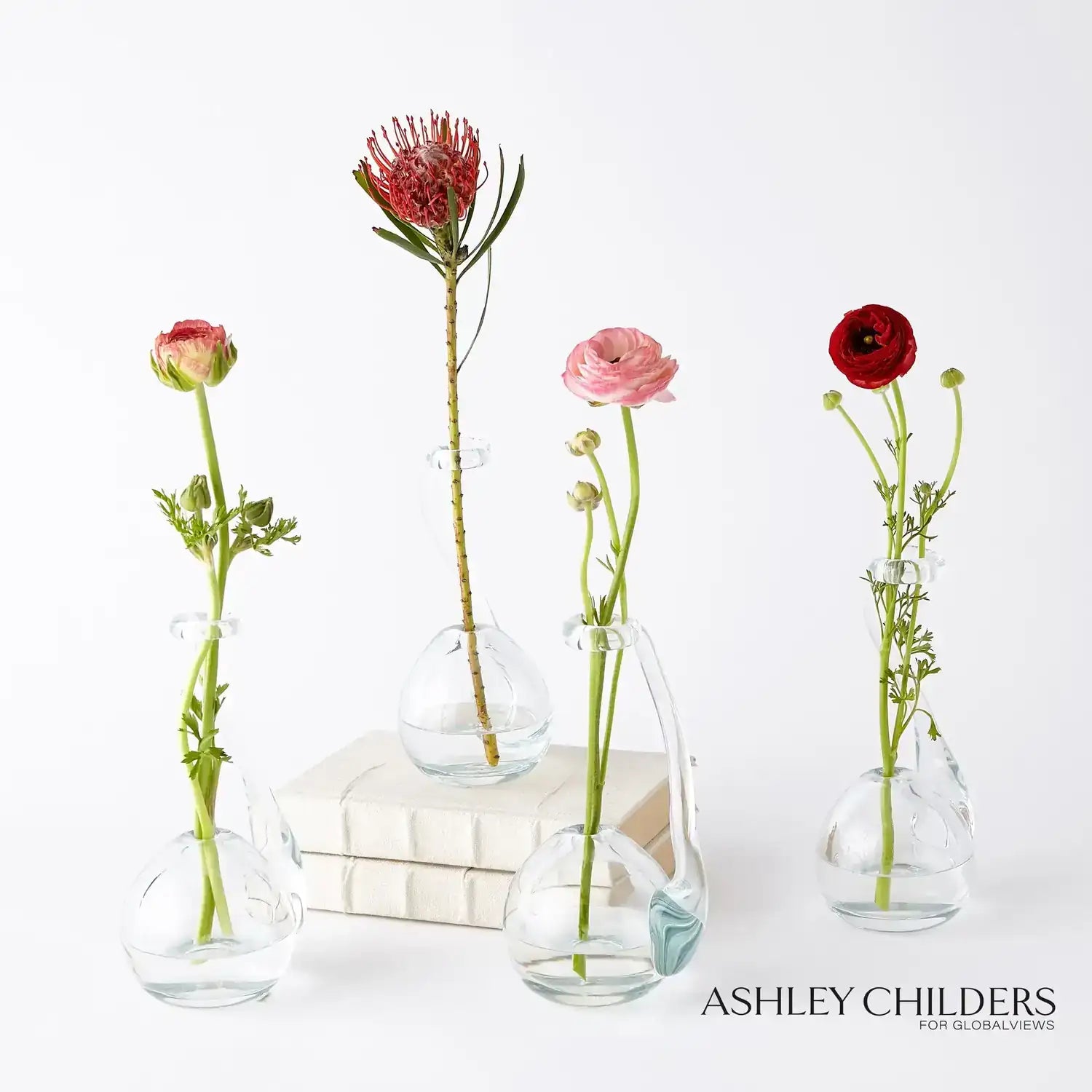 GLOBAL VIEWS CLEAR RING FLOWER VASE - DO NOT SHOW ON WEBSITE