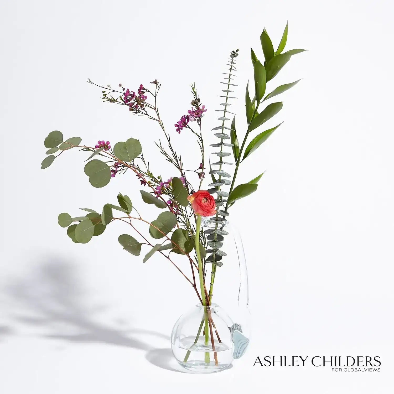 GLOBAL VIEWS CLEAR RING FLOWER VASE - DO NOT SHOW ON WEBSITE