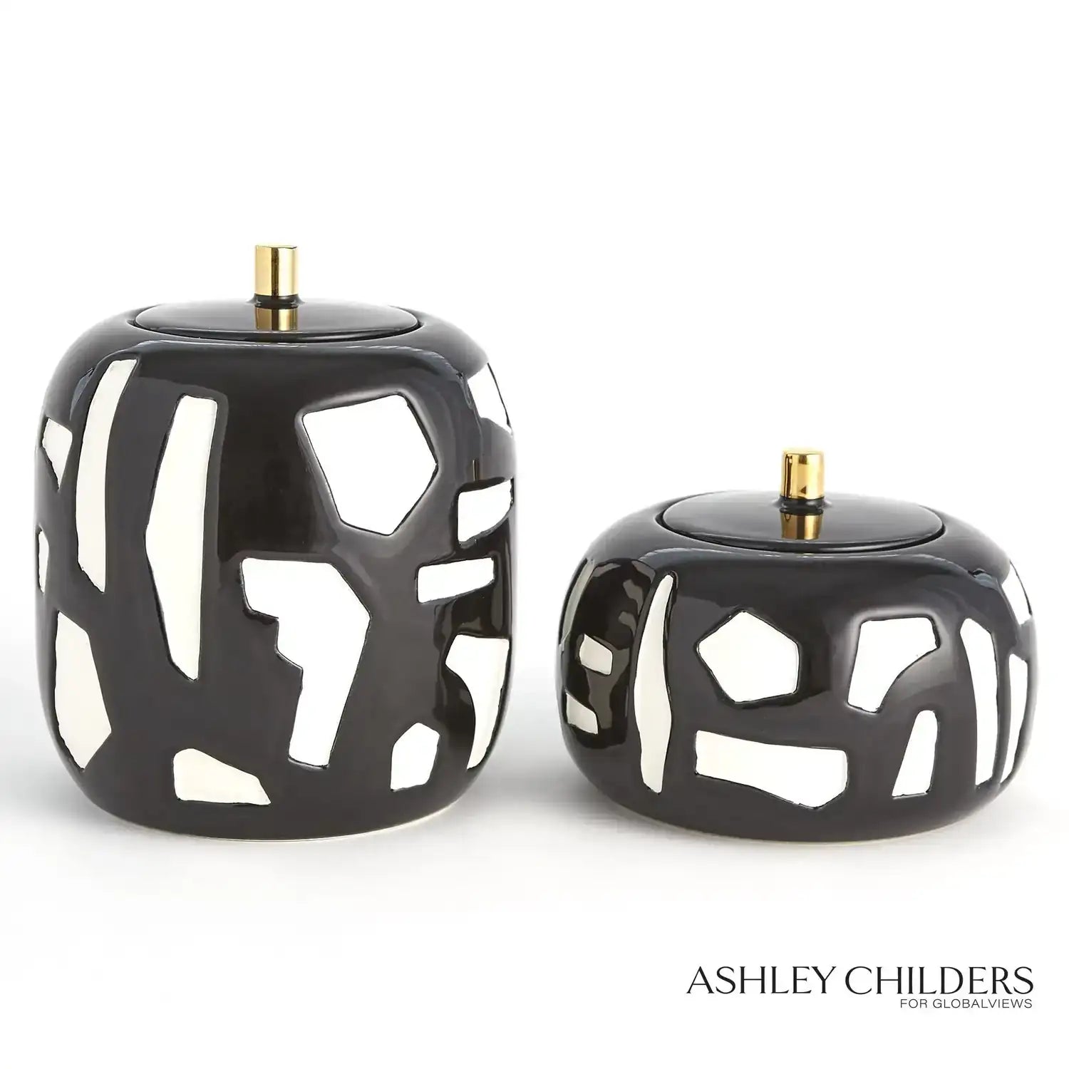 GLOBAL VIEWS ABSTRACT JAR - Decorative Accents