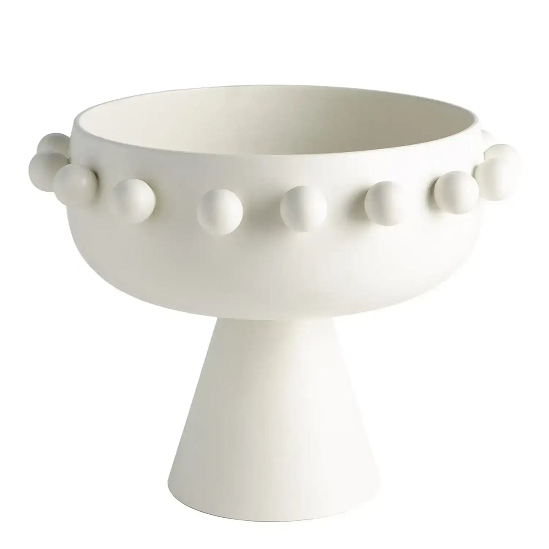 GLOBAL VIEWS SPHERES COLLECTION FOOTED BOWL - Decorative Accents