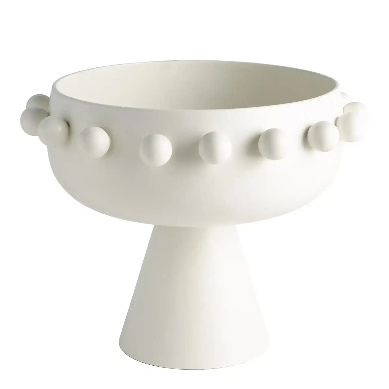 GLOBAL VIEWS SPHERES COLLECTION FOOTED BOWL - Decorative Accents
