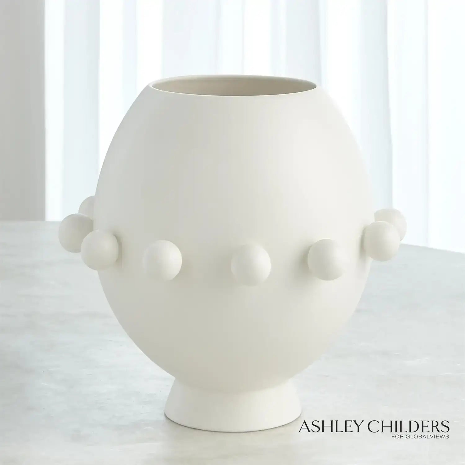GLOBAL VIEWS SPHERES COLLECTION VASE - Decorative Accents