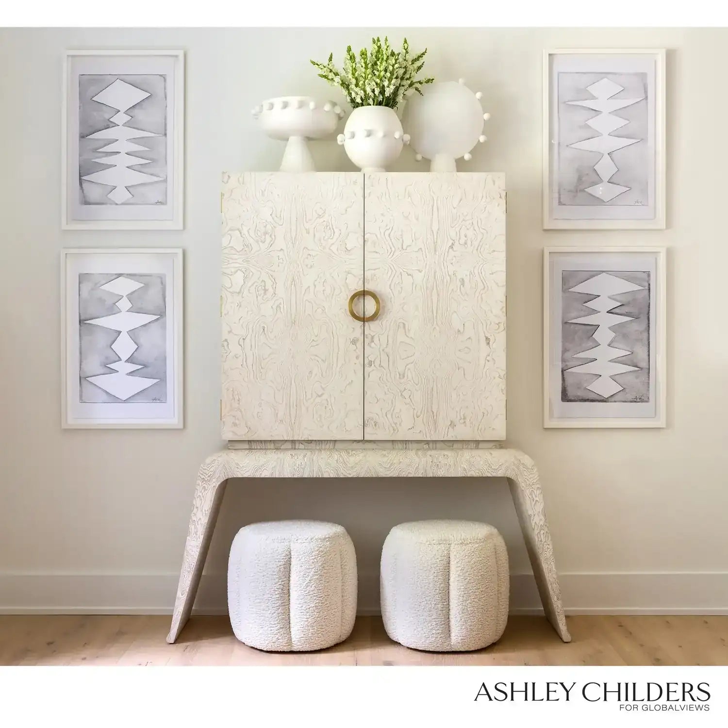 GLOBAL VIEWS SPHERES COLLECTION VESSEL - Decorative Accents