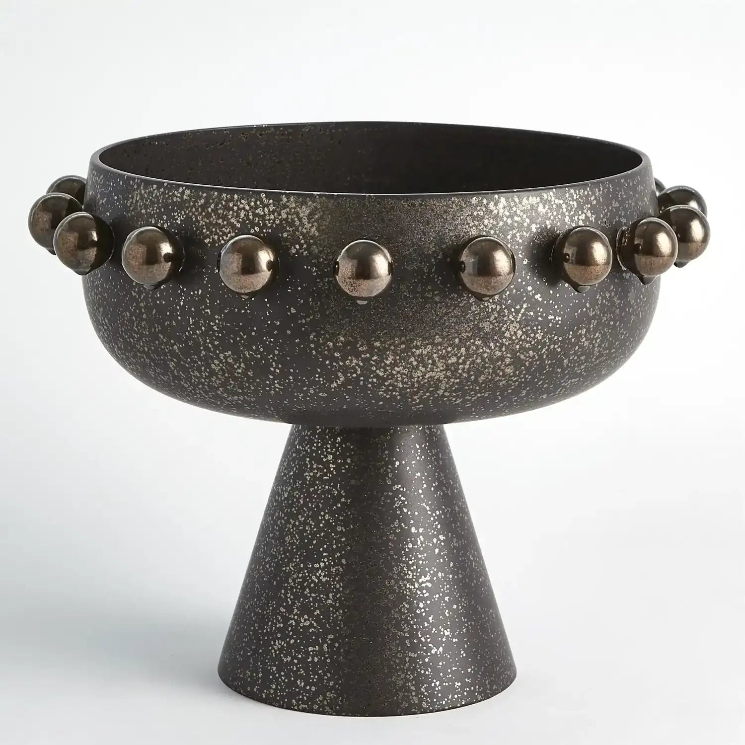 GLOBAL VIEWS SPHERES COLLECTION FOOTED BOWL - Decorative Accents