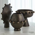 GLOBAL VIEWS SPHERES COLLECTION FOOTED BOWL - Decorative Accents