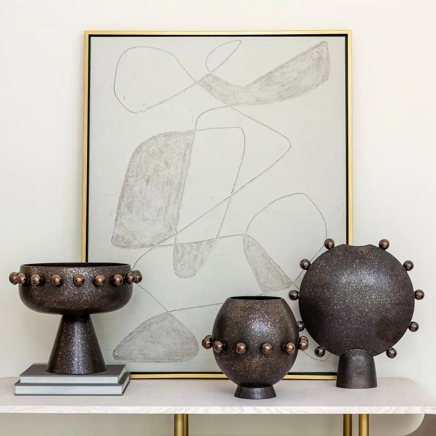 GLOBAL VIEWS SPHERES COLLECTION VASE - Decorative Accents