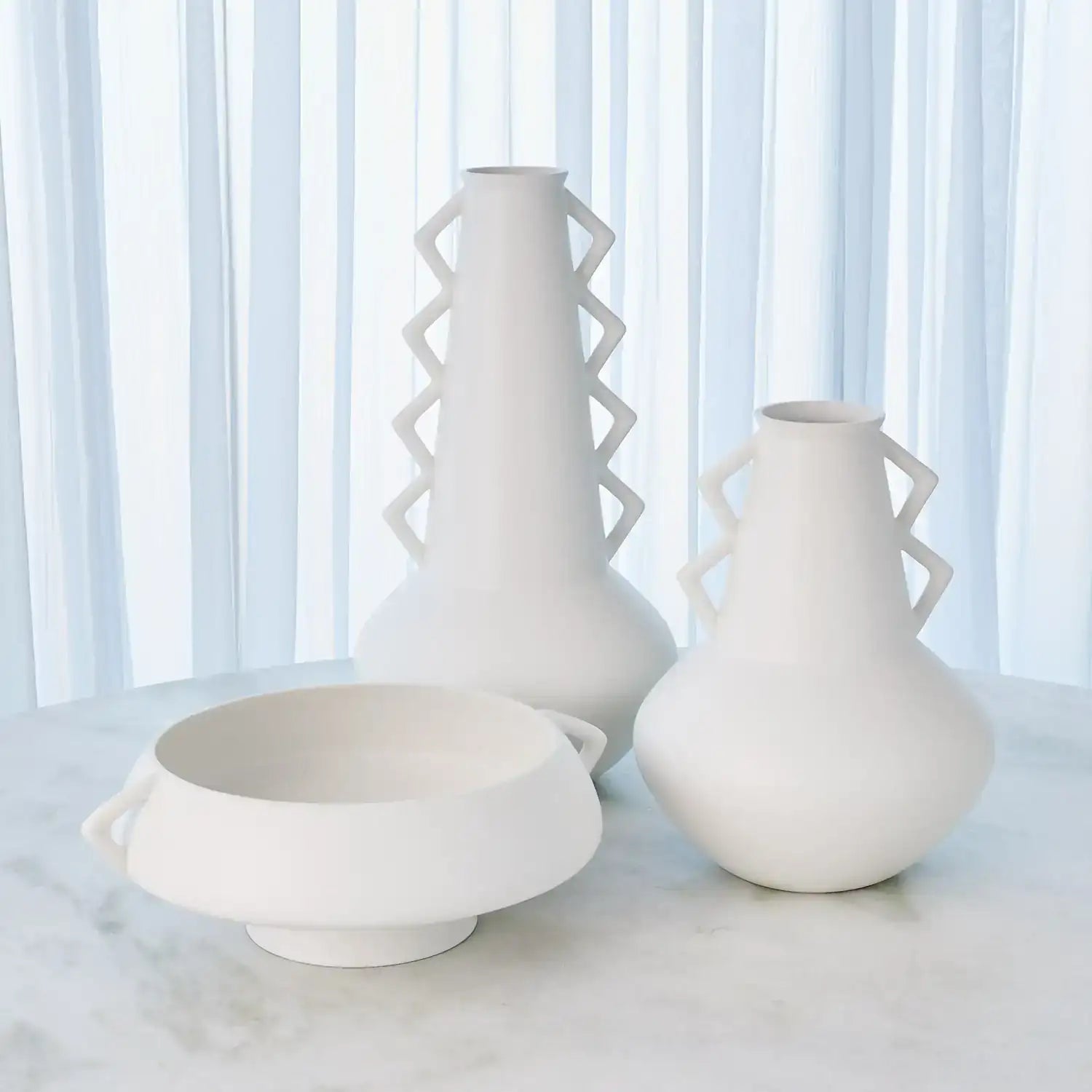 GLOBAL VIEWS CRETE VASE SLIM - Decorative Accents