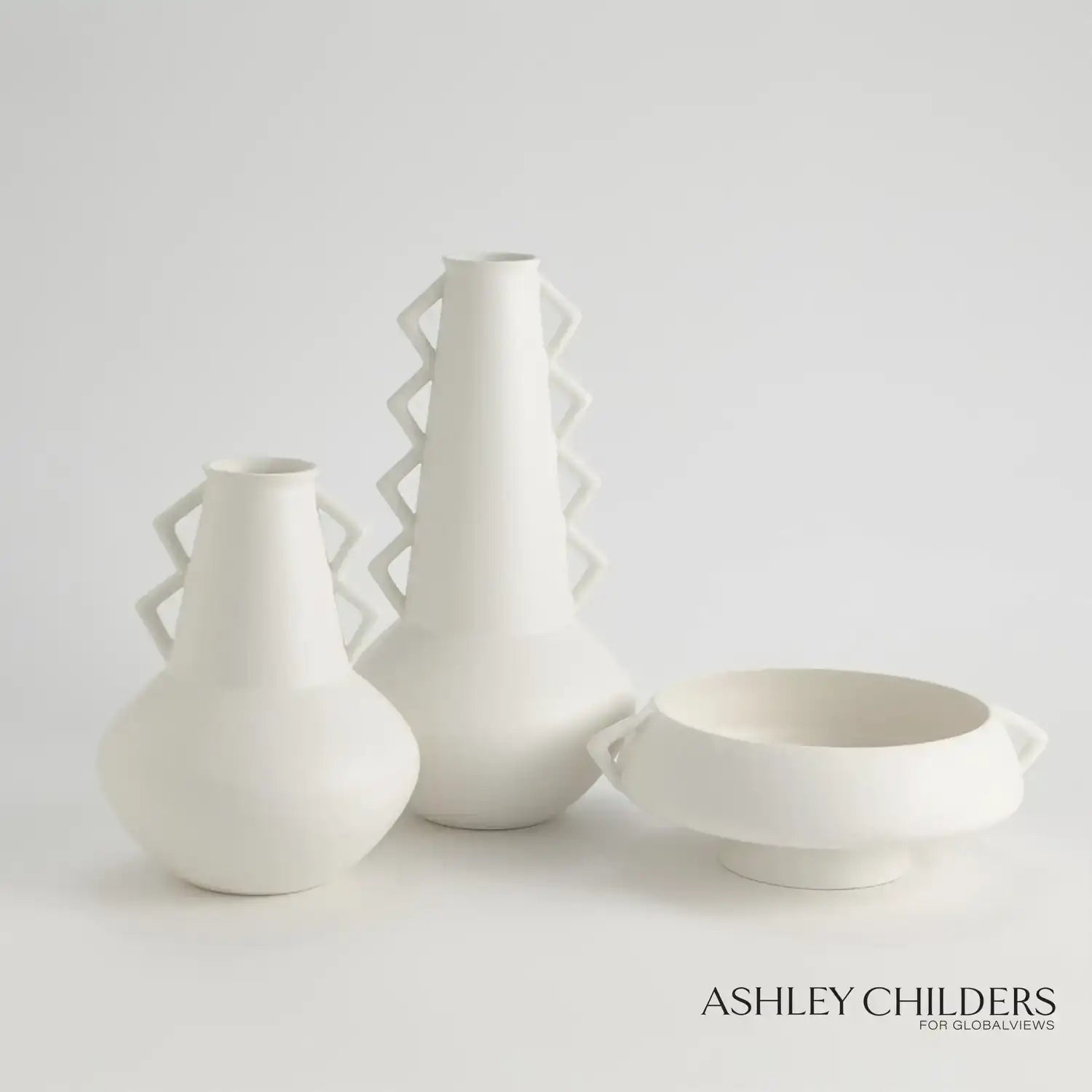 GLOBAL VIEWS CRETE VASE SLIM - Decorative Accents