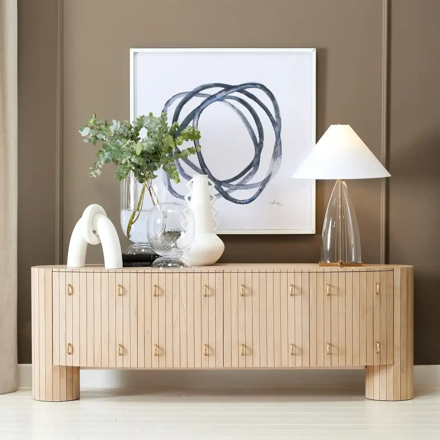 GLOBAL VIEWS CRETE VASE SLIM - Decorative Accents