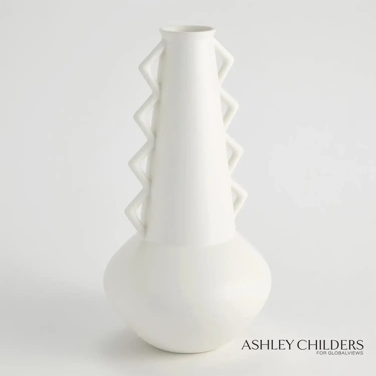 GLOBAL VIEWS CRETE VASE SLIM - Decorative Accents