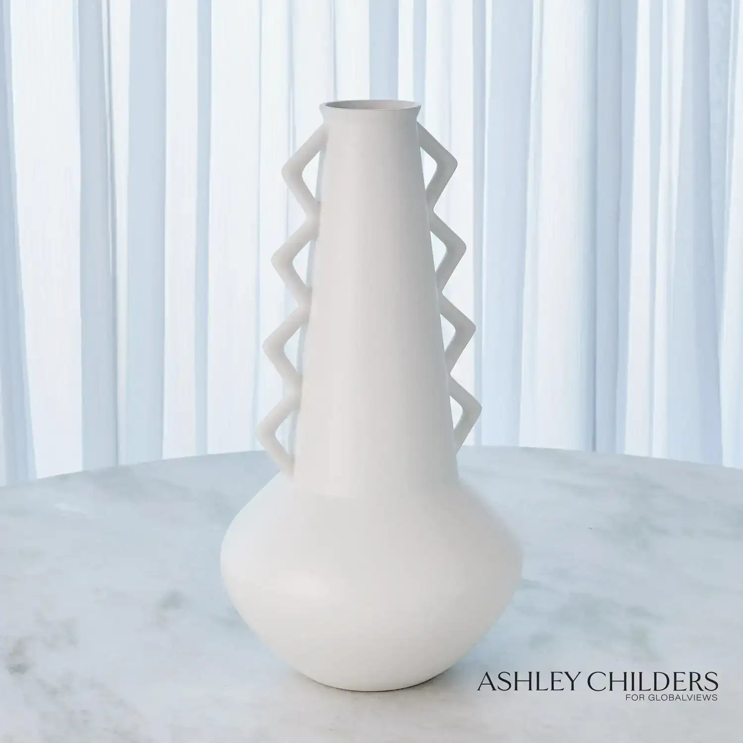 GLOBAL VIEWS CRETE VASE SLIM - Decorative Accents