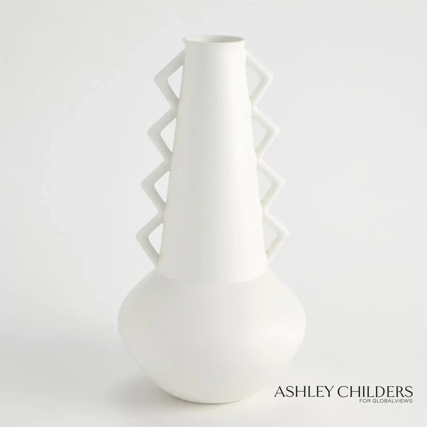 GLOBAL VIEWS CRETE VASE SLIM - Decorative Accents