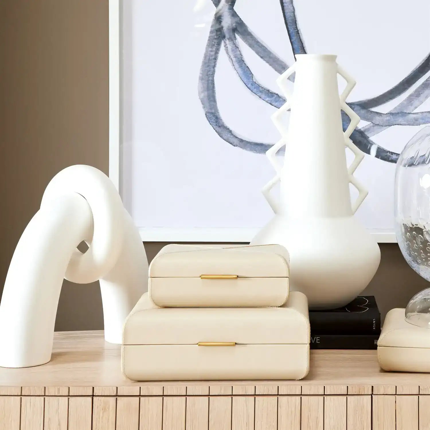 GLOBAL VIEWS CRETE VASE SLIM - Decorative Accents