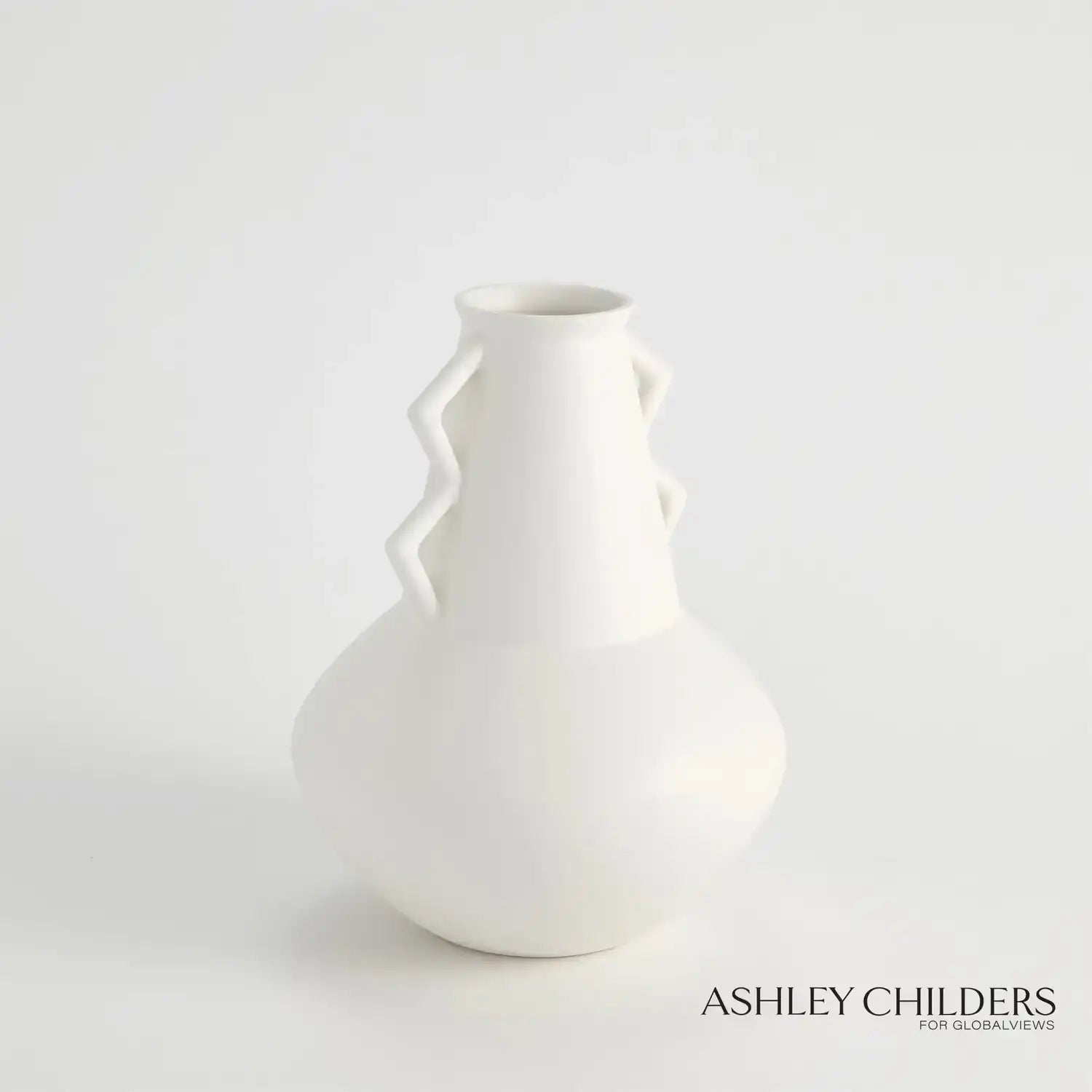 GLOBAL VIEWS CRETE FAT BOTTOM VASE - Decorative Accents