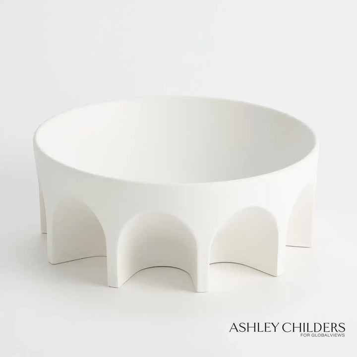 GLOBAL VIEWS ARCHES WIDE BOWL - Decorative Accents