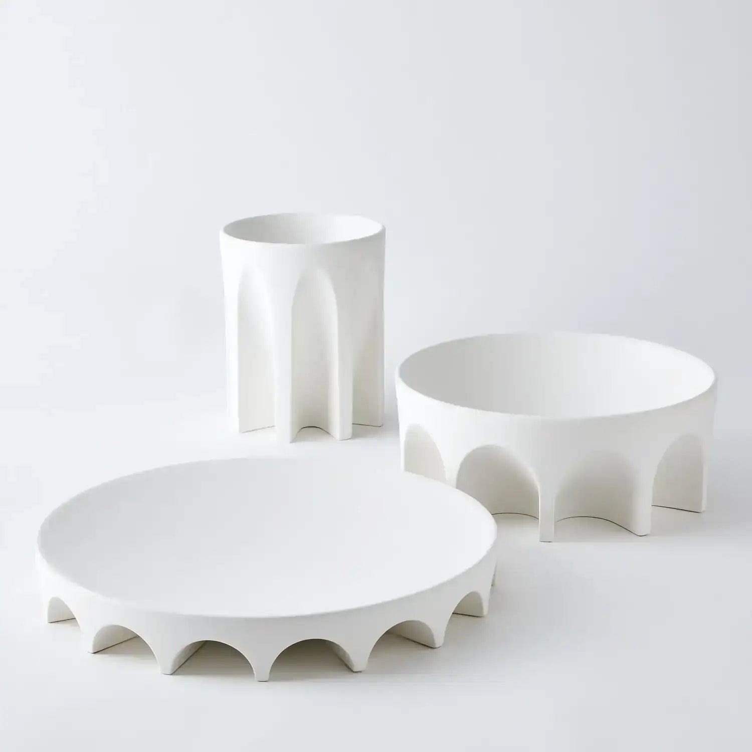 GLOBAL VIEWS ARCHES WIDE BOWL - Decorative Accents