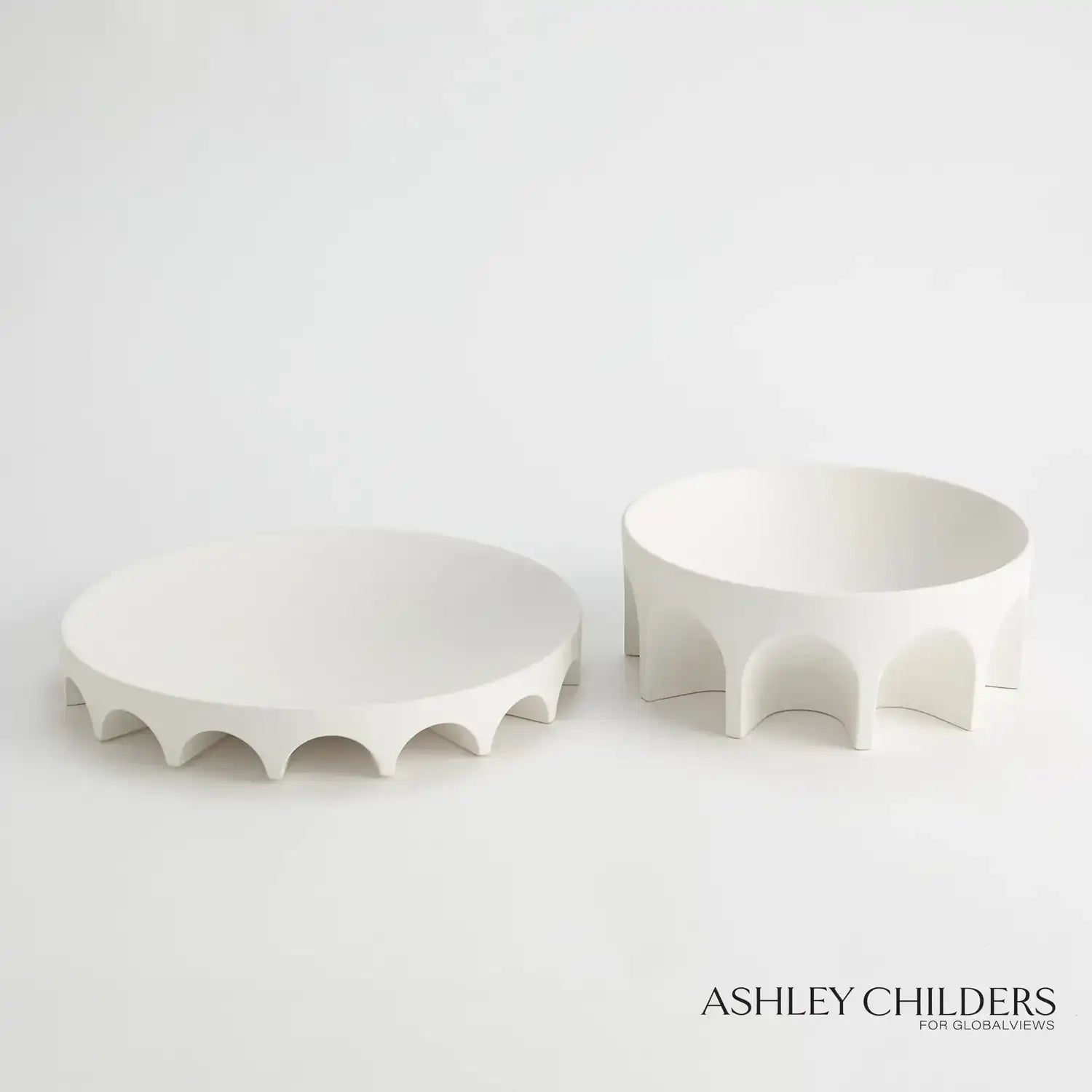 GLOBAL VIEWS ARCHES WIDE BOWL - Decorative Accents
