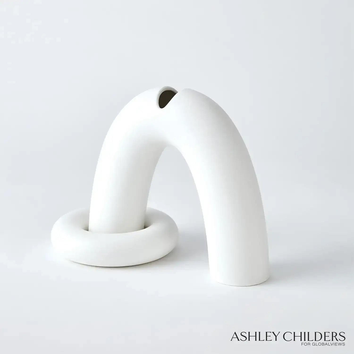 GLOBAL VIEWS ARCH AND RING VASE - Decorative Accents