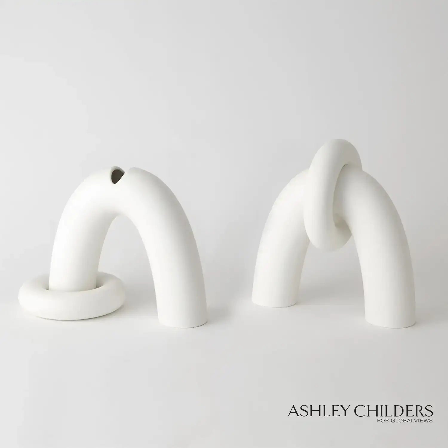 GLOBAL VIEWS ARCH AND RING VASE - Decorative Accents