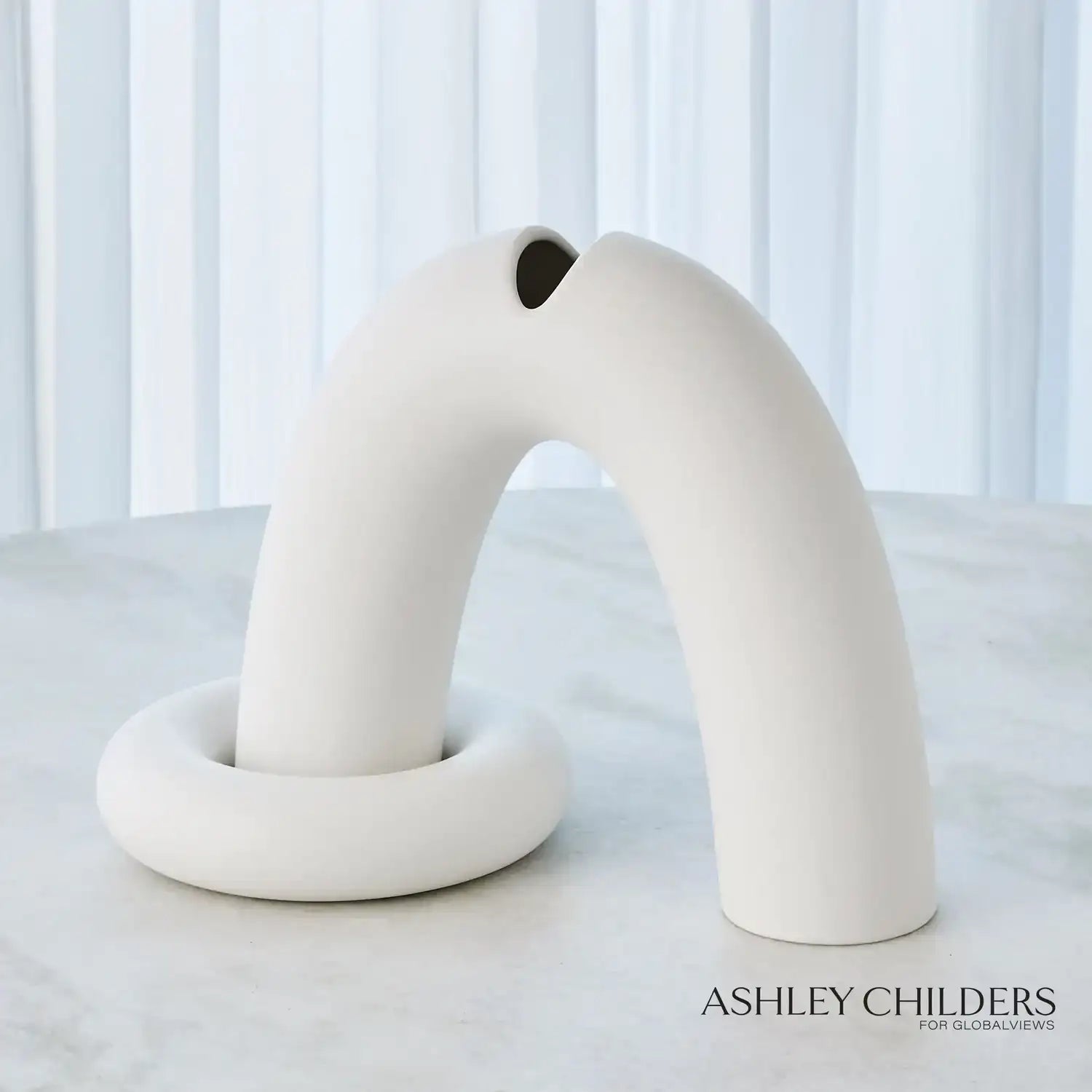 GLOBAL VIEWS ARCH AND RING VASE - Decorative Accents