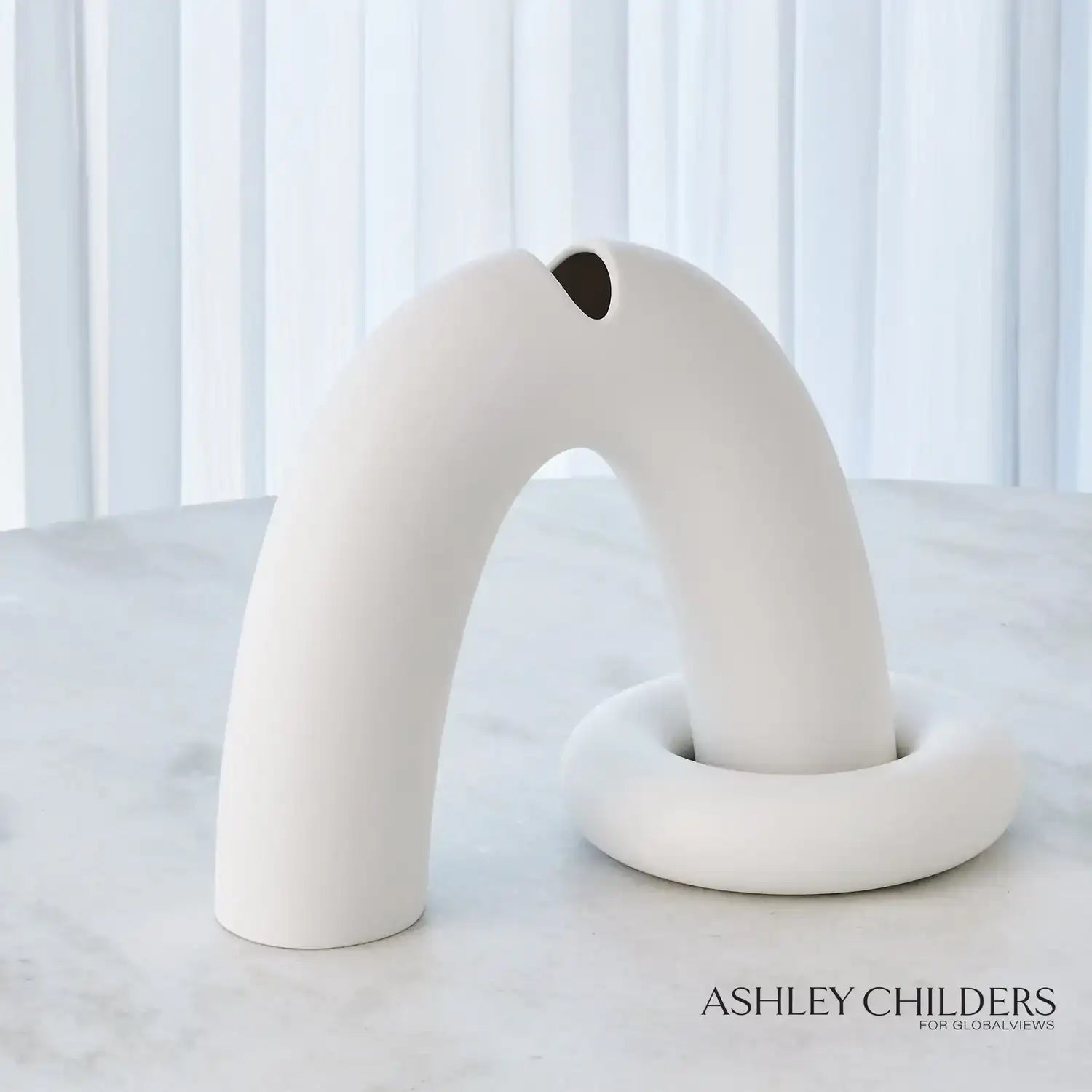 GLOBAL VIEWS ARCH AND RING VASE - Decorative Accents