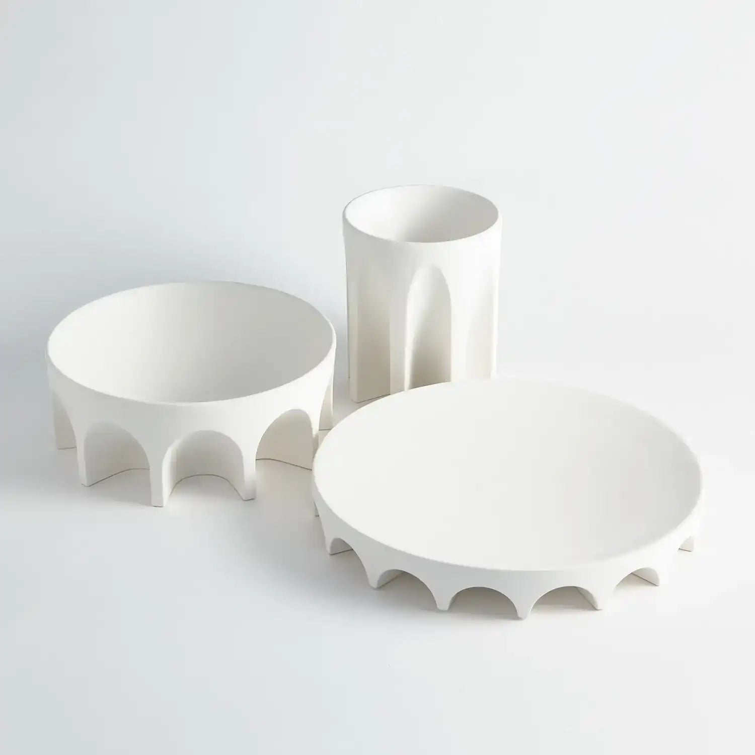 GLOBAL VIEWS ARCHES TALL BOWL - Decorative Accents