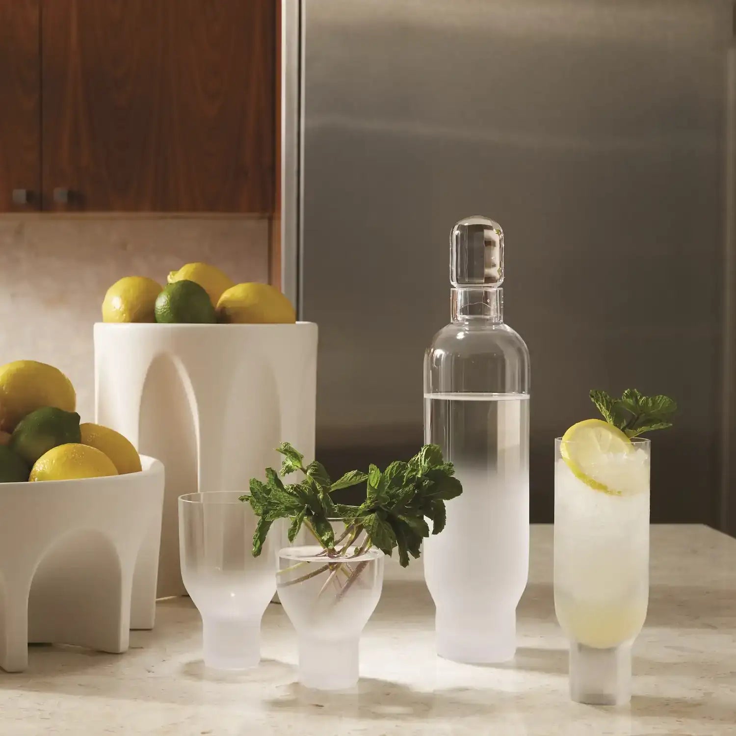 GLOBAL VIEWS ARCHES TALL BOWL - Decorative Accents