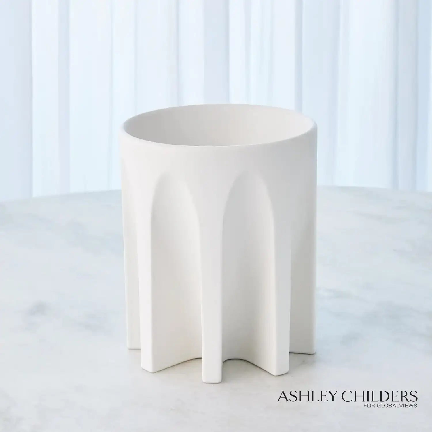 GLOBAL VIEWS ARCHES TALL BOWL - Decorative Accents
