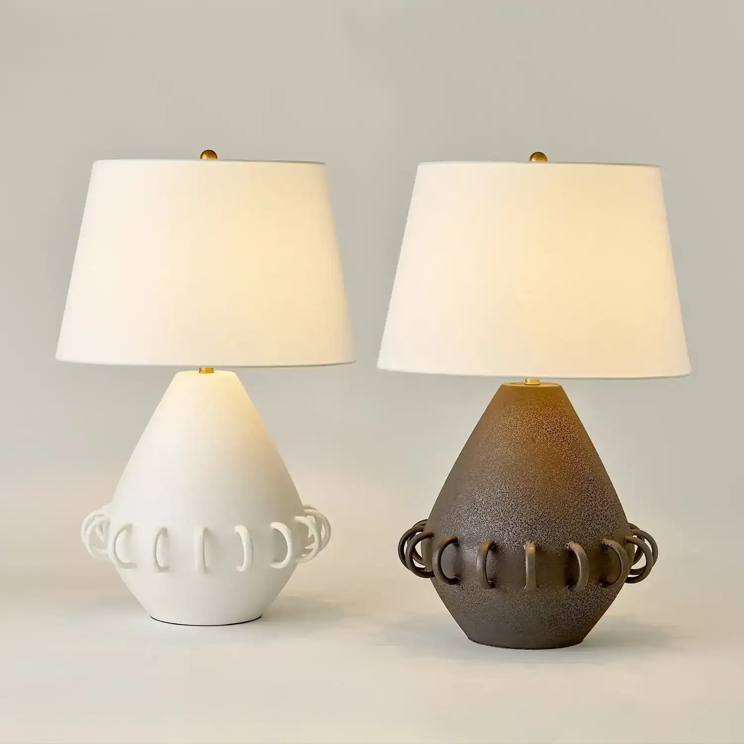 GLOBAL VIEWS, BANGLE LAMP, TABLE LAMPS