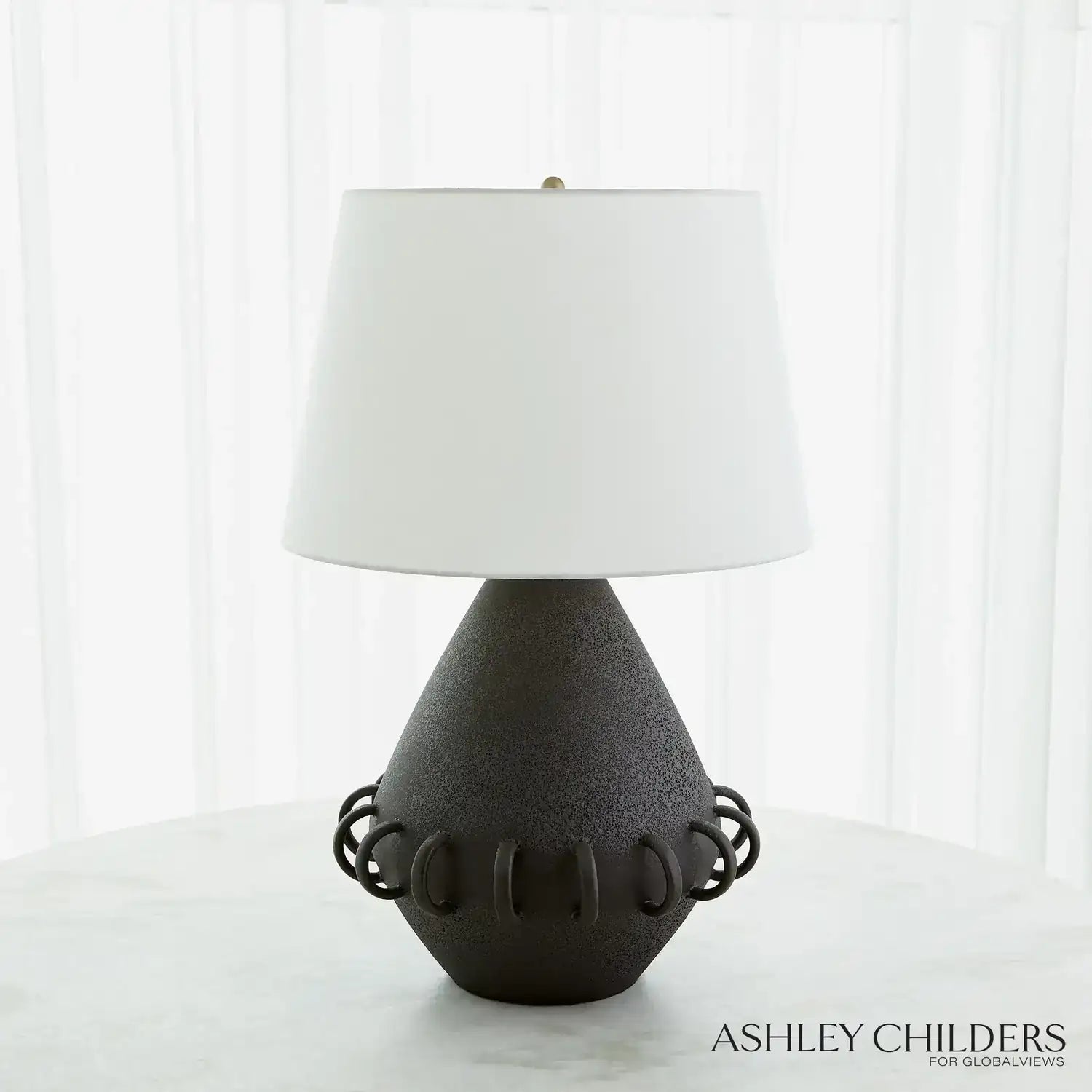 GLOBAL VIEWS, BANGLE LAMP, TABLE LAMPS