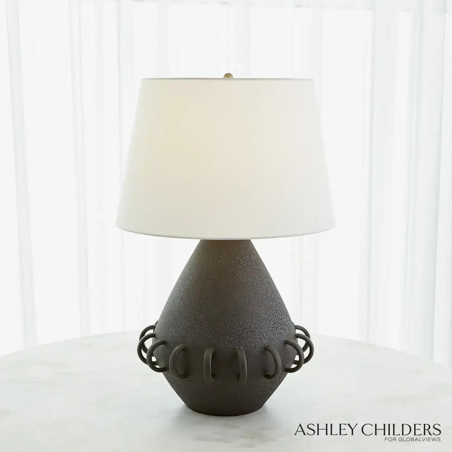 GLOBAL VIEWS, BANGLE LAMP, TABLE LAMPS