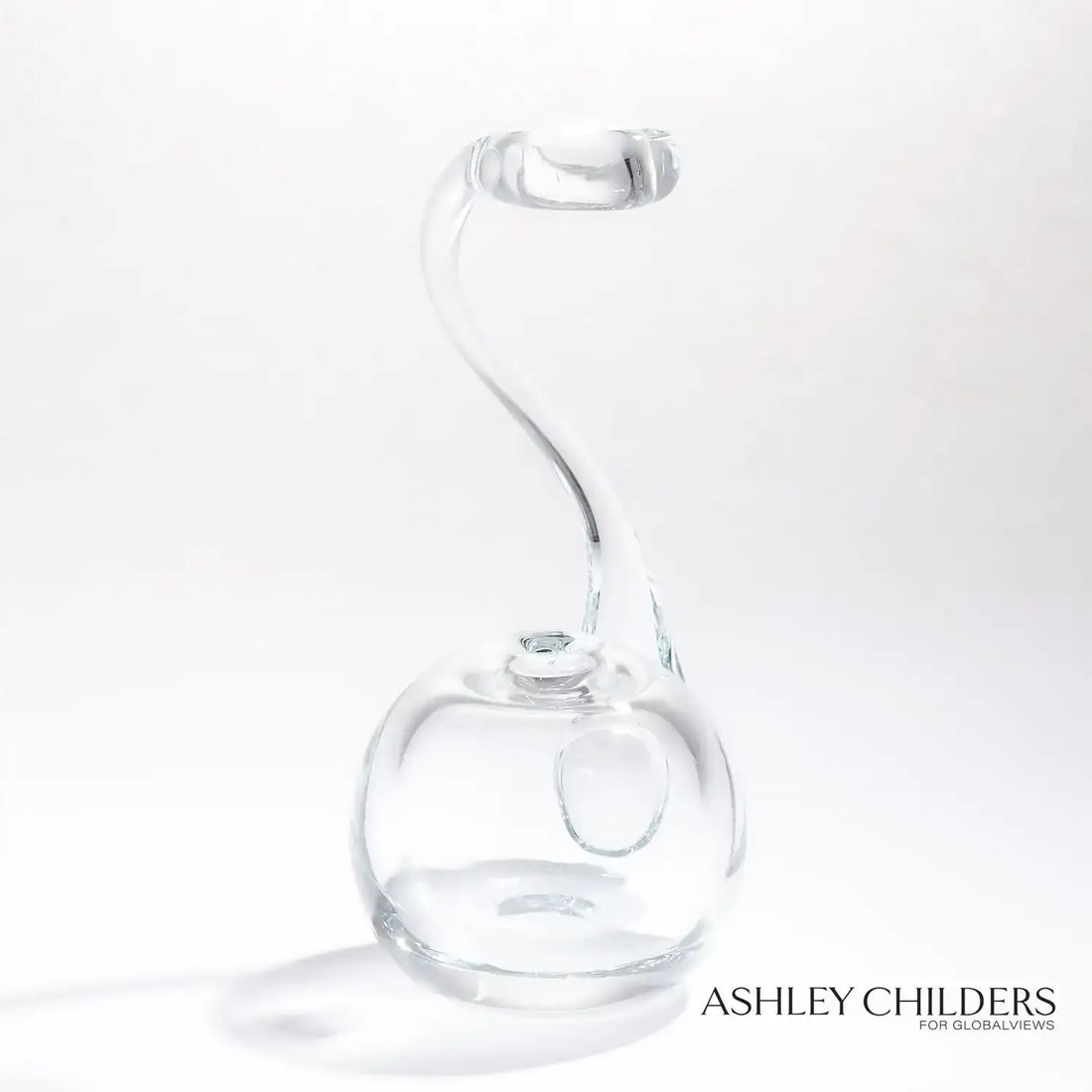 GLOBAL VIEWS CLEAR RING FLOWER VASE - DO NOT SHOW ON WEBSITE