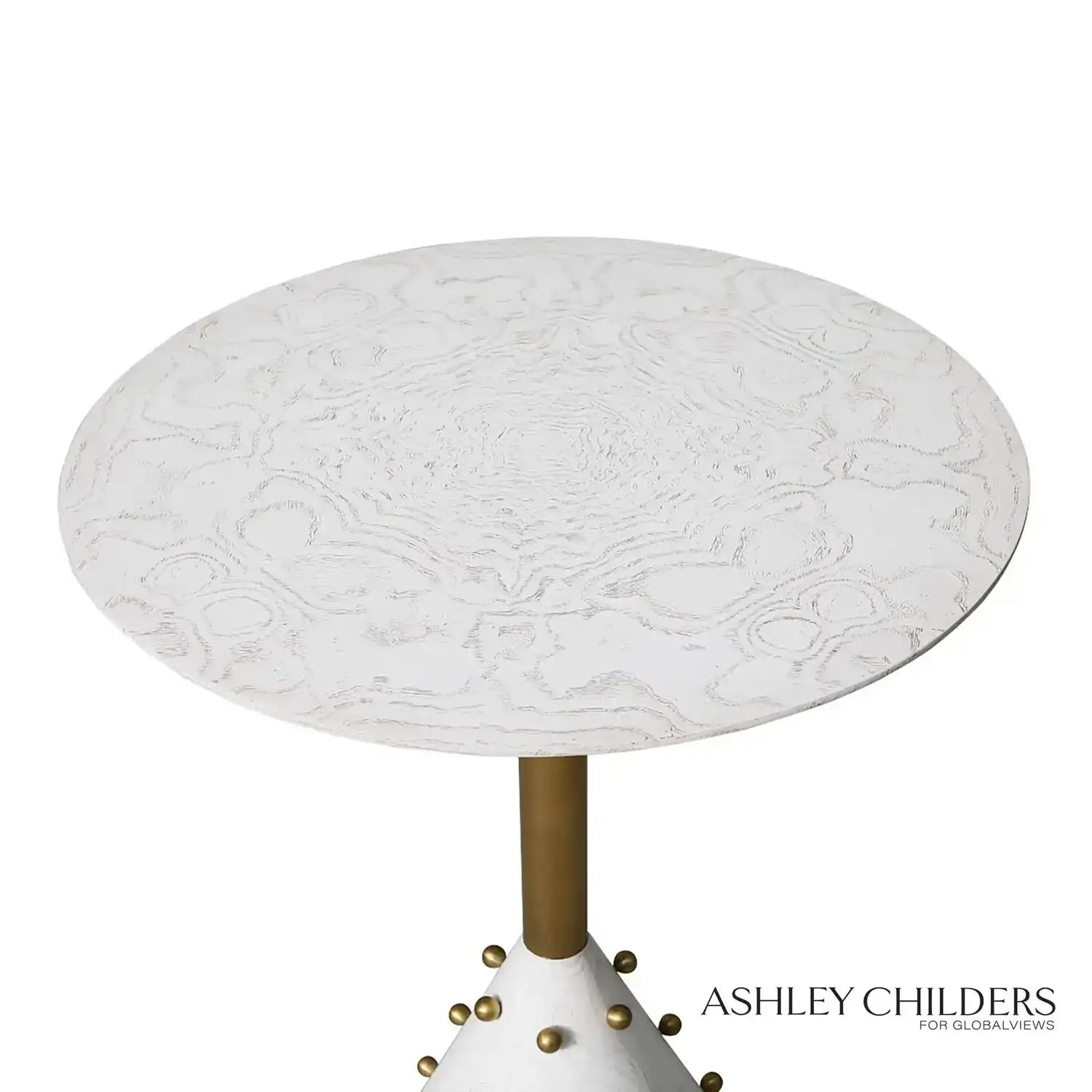 GLOBAL VIEWS SPHERES DRINK TABLE - Side