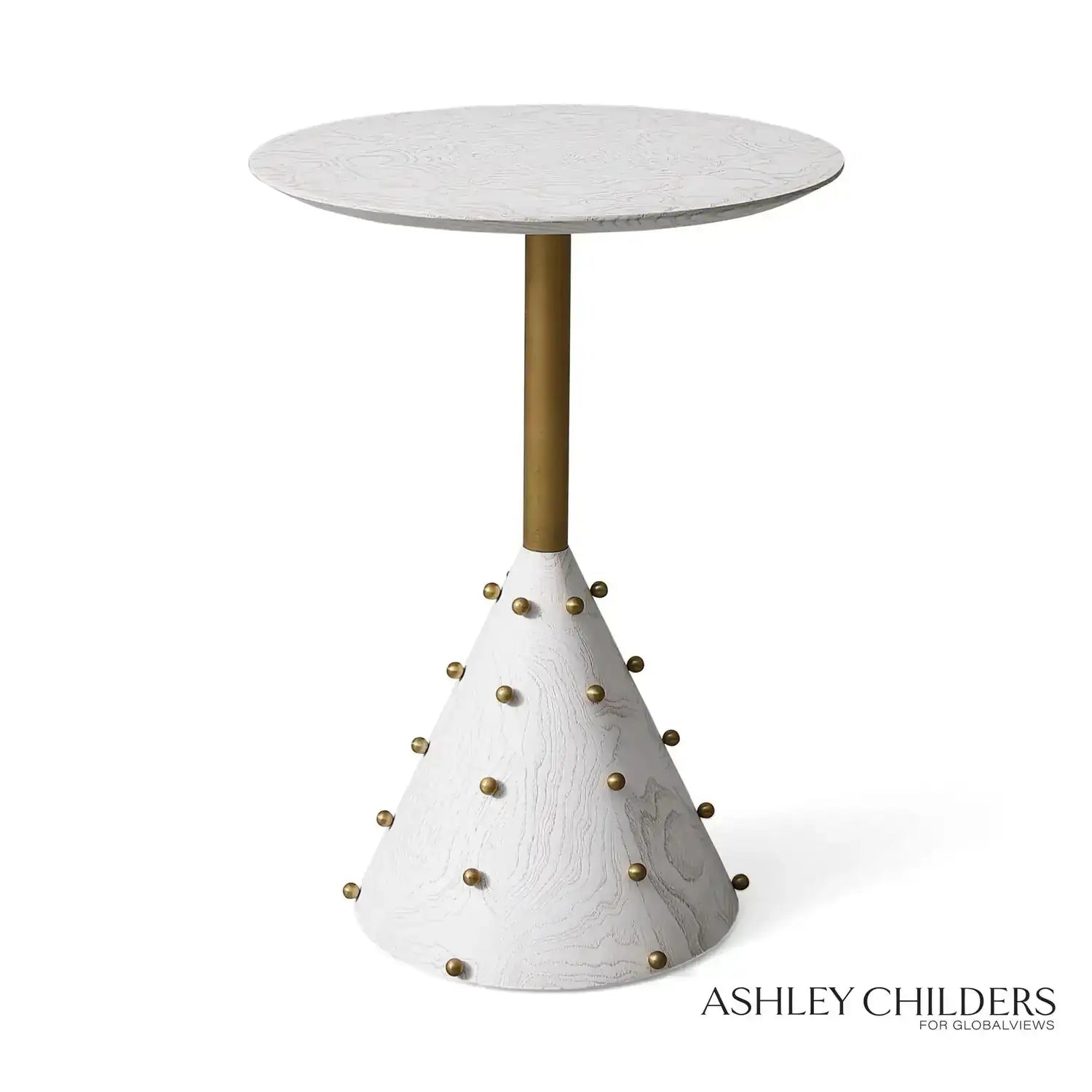 GLOBAL VIEWS SPHERES DRINK TABLE - Side