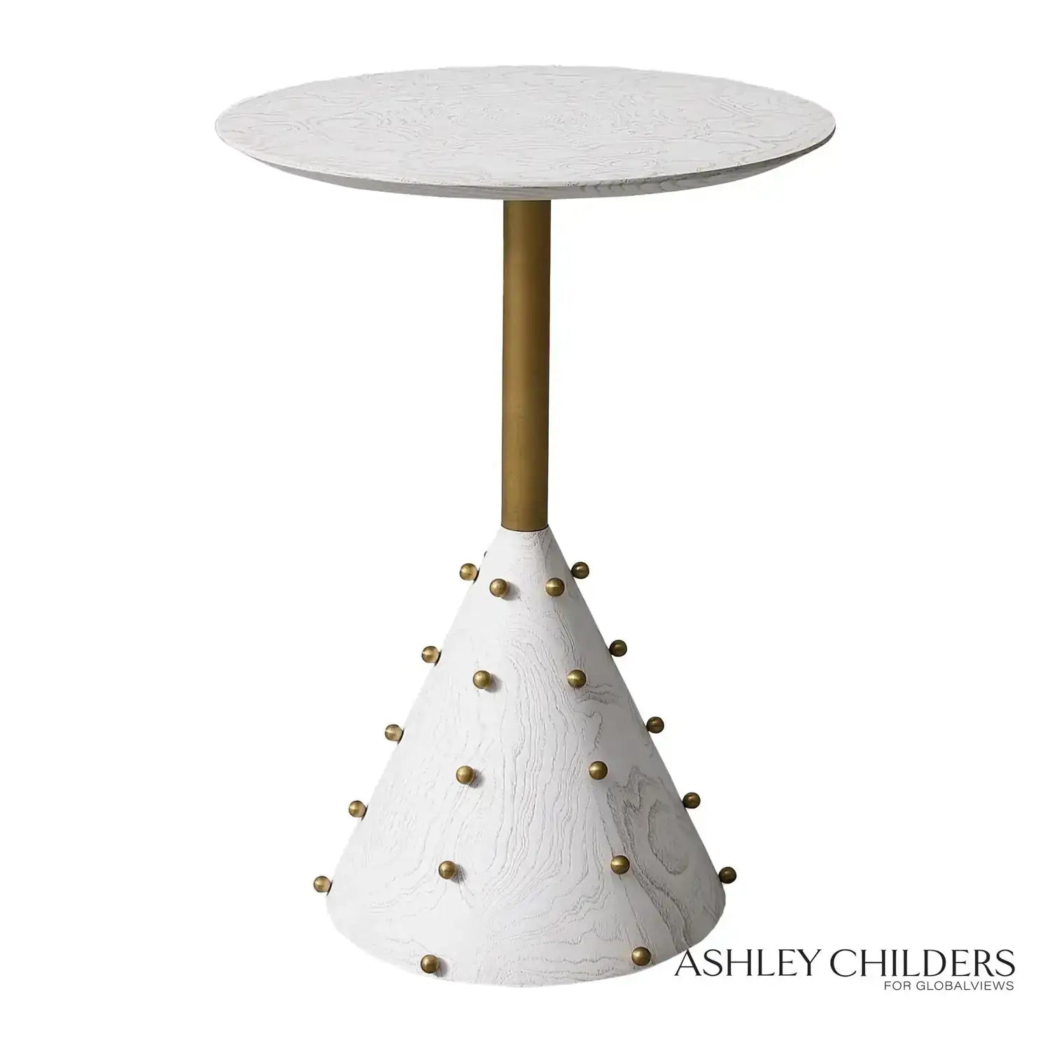 GLOBAL VIEWS SPHERES DRINK TABLE - Side