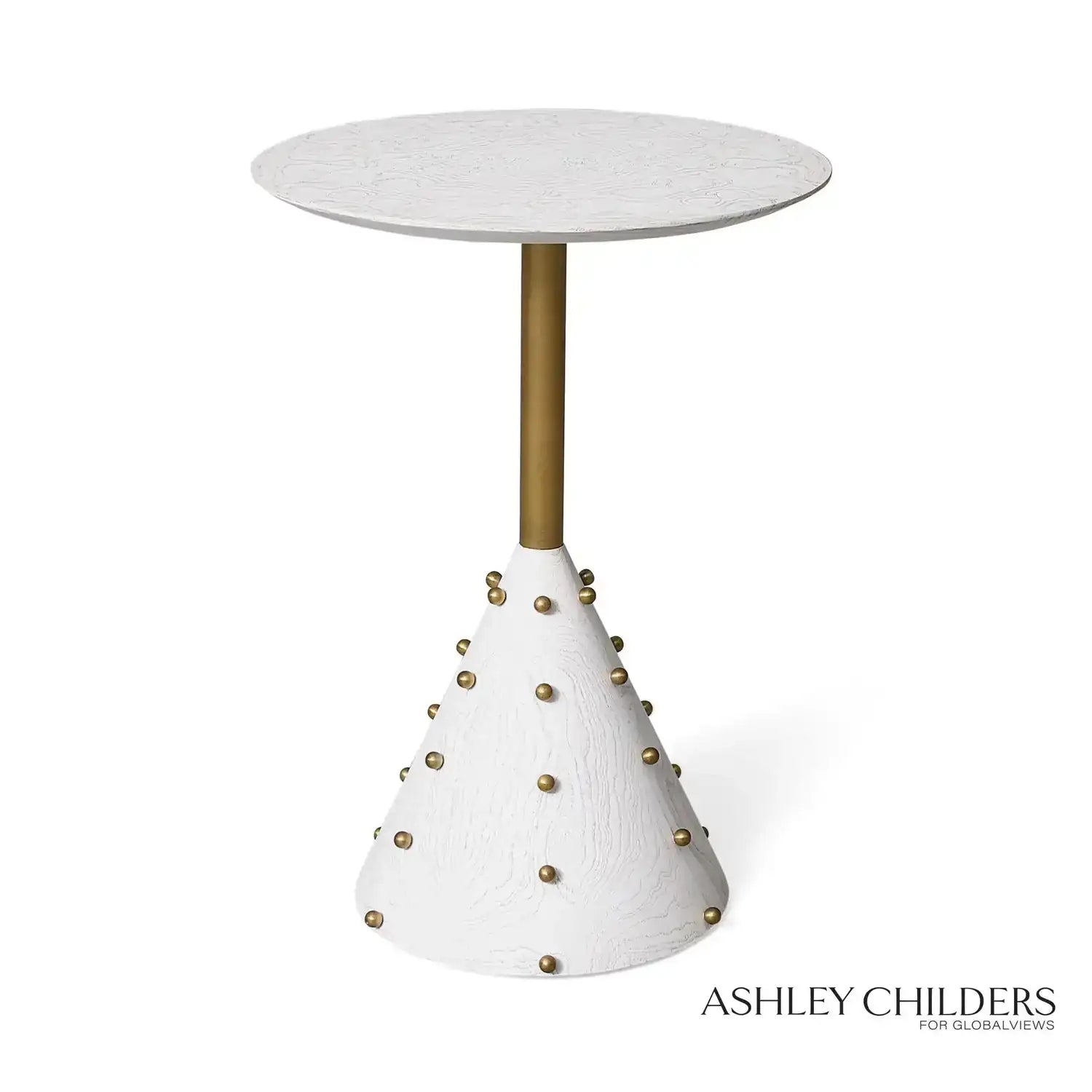 GLOBAL VIEWS SPHERES DRINK TABLE - Side