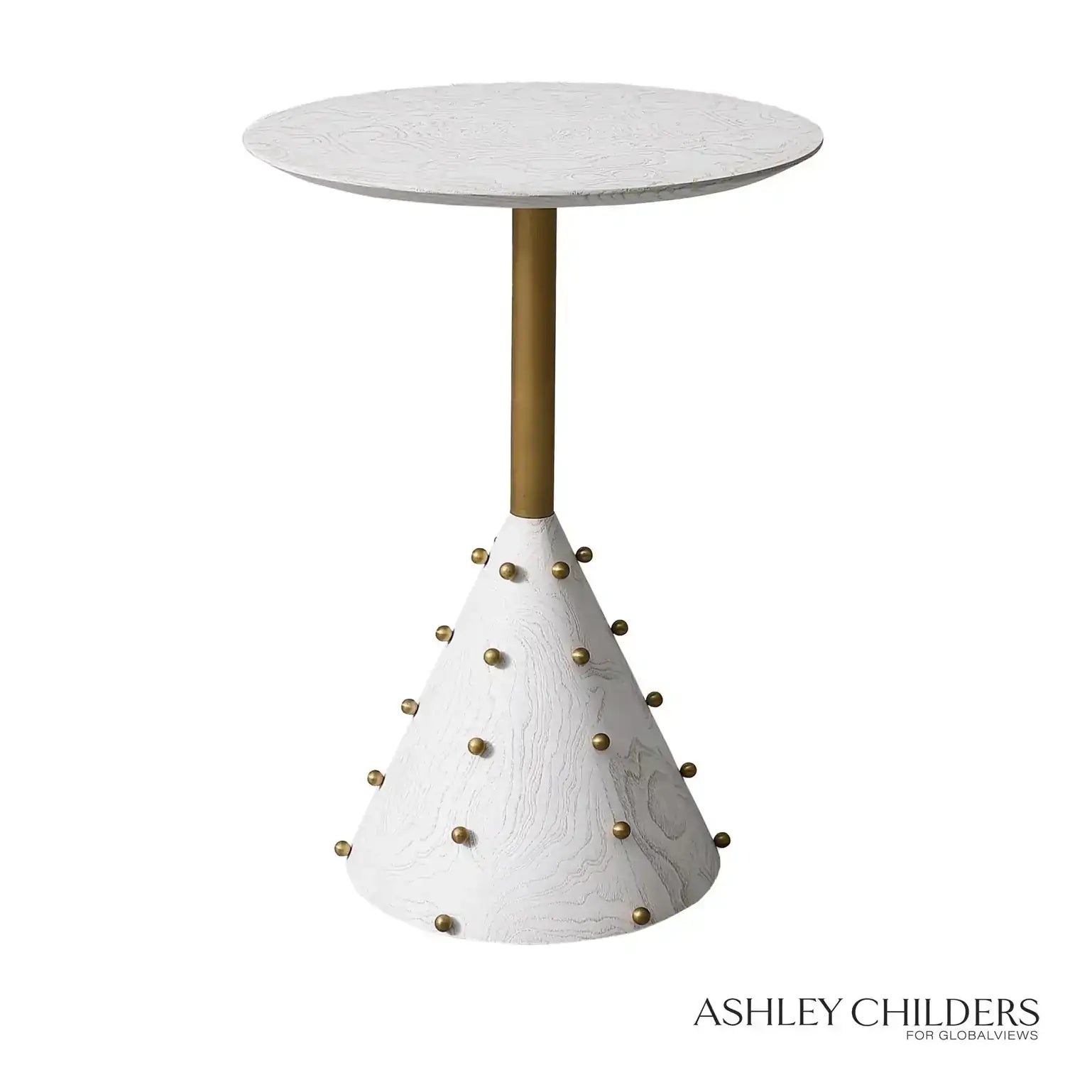 GLOBAL VIEWS SPHERES DRINK TABLE - Side