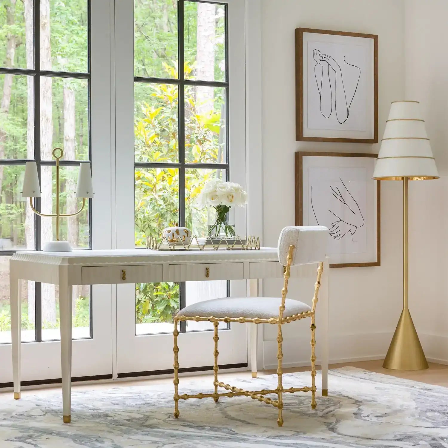 GLOBAL VIEWS FOUNTAIN WRITING DESK - Desks