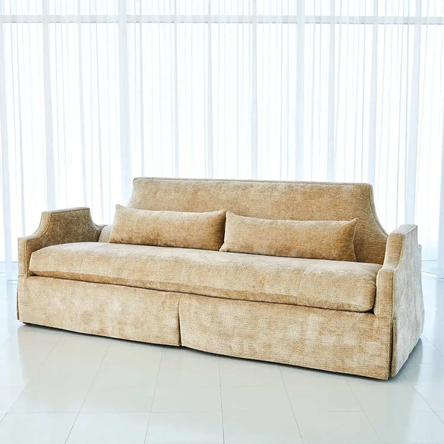 GLOBAL VIEWS DIANA SKIRTED SOFA - Sofa
